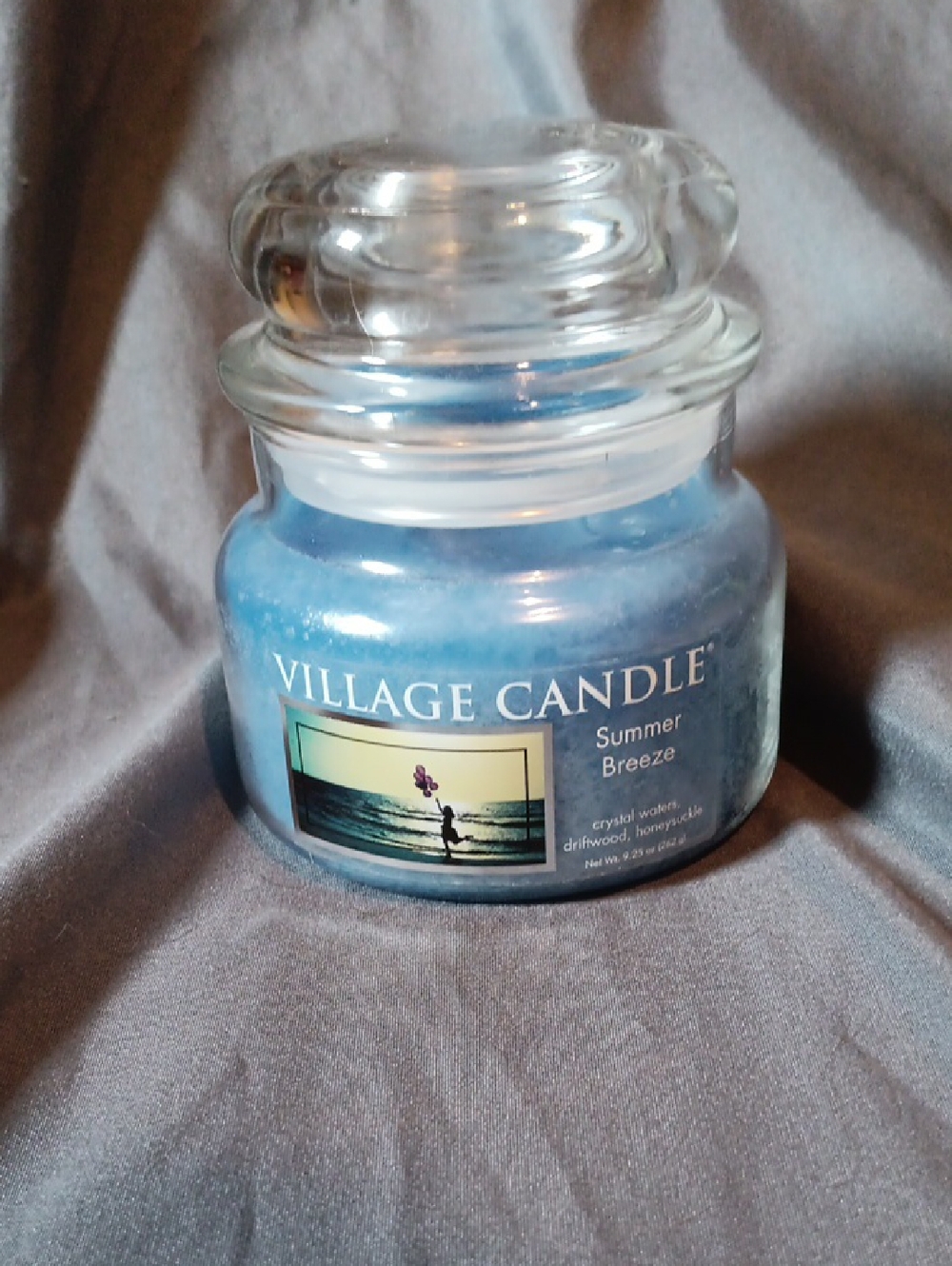 Summer Breeze Blue Jar Candle